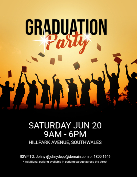 Graduation Party Event Flyer Template PosterMyWall
