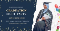 Graduation Party Facebook Event Banner Template Facebook-Veranstaltungscover