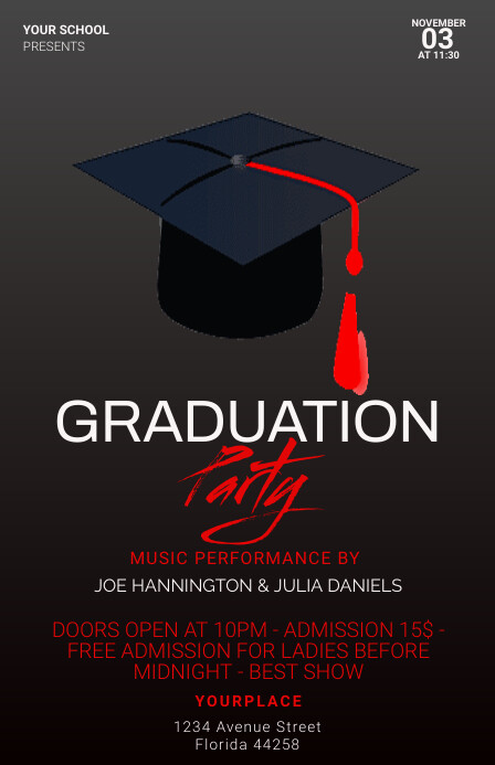 Graduation Poster.pdf Plantilla de Graduation Posters Tabloide | PosterMyWall