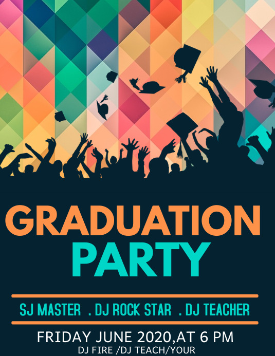 Graduation party flyers,event flyer Template PosterMyWall