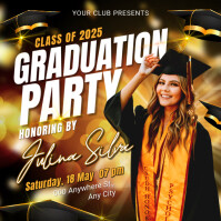 Graduation Party Invitation Instagram Post Template | PosterMyWall