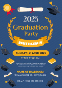 Graduation Party Invitation Template | PosterMyWall