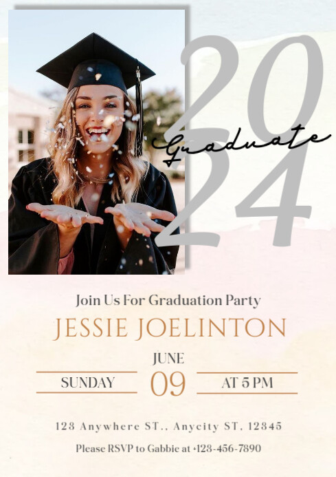 Copy of Graduation Party Invitation Template | PosterMyWall