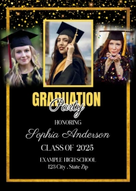 Graduation Party Invitation Template A6