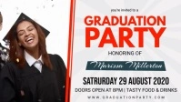 Graduation Party Invitation Video Banner template