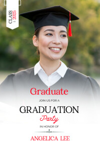 Graduation Party Poster Template