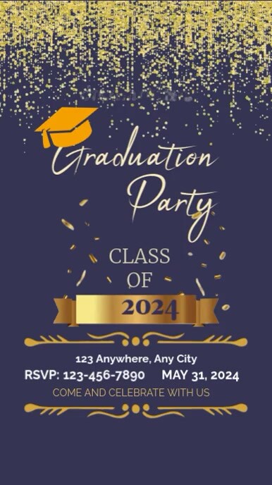 graduation party reel Template | PosterMyWall