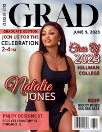 Graduation Party Template Flyer (US Letter)
