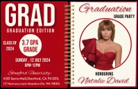 Graduation Party Template Tabloid