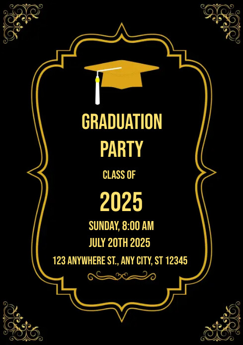 Graduation party templates | PosterMyWall