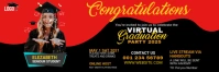 Graduation Party Twitter Header template