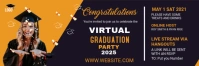 Graduation Party Twitter Header template