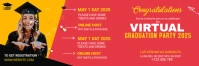 Graduation Party Twitter Header template