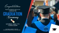 Graduation Party Twitter Post template