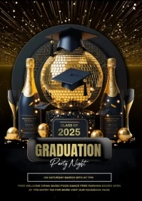 Graduation party video template A5