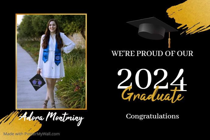 Graduation Party Yard Sign Template | PosterMyWall