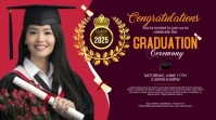 Graduation Party YouTube Channel Cover template