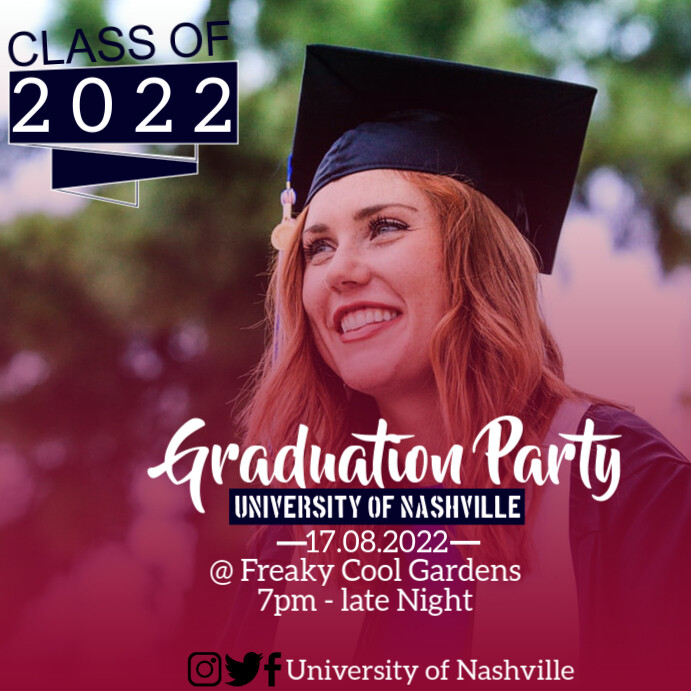 graduation post Template | PosterMyWall