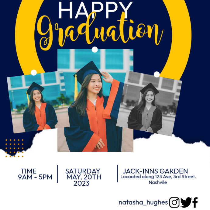 graduation post Template | PosterMyWall