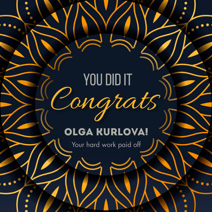 Graduation Postcard Template PosterMyWall