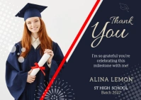 Graduation Postcard Template