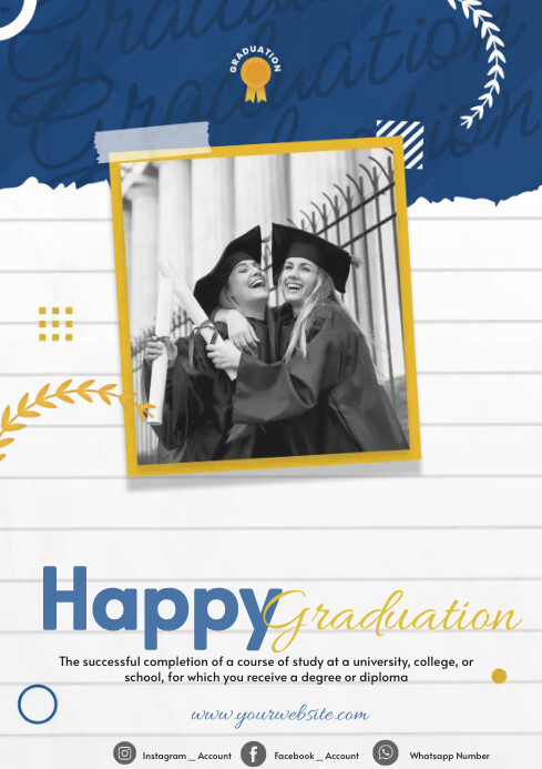 GRADUATION POSTER Template | PosterMyWall