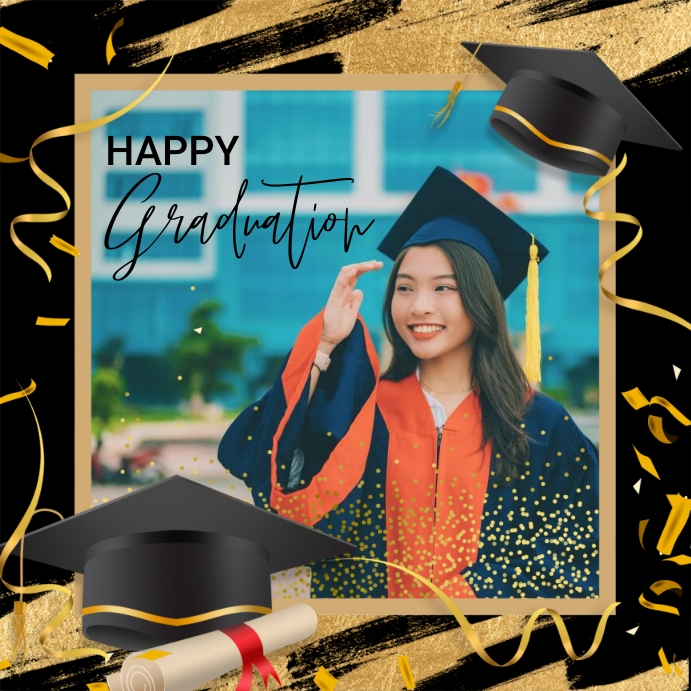 Graduation poster Template | PosterMyWall