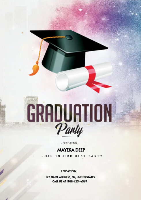 GRADUATION POSTER Template | PosterMyWall