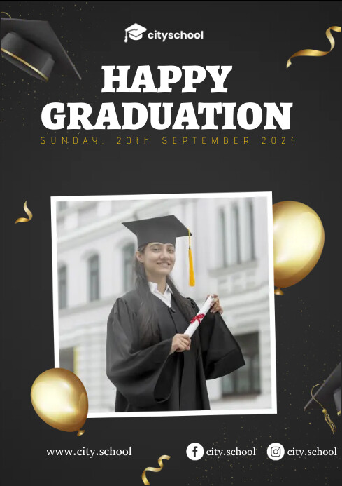 GRADUATION POSTER Template | PosterMyWall