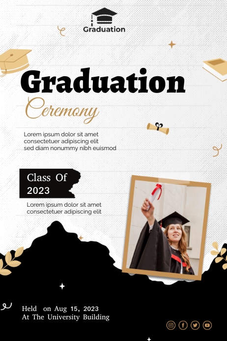 GRADUATION POSTER Template | PosterMyWall