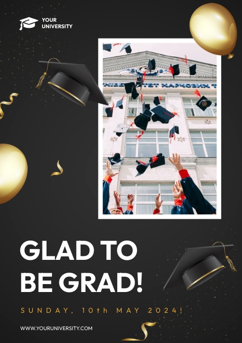 GRADUATION POSTER Template | PosterMyWall