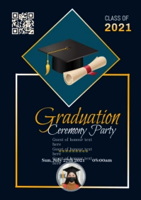 Graduation Poster Template 3 A5