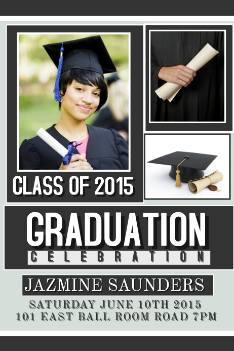 Graduation Template | PosterMyWall