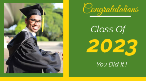 graduation poster templates Digital na Display (16:9)