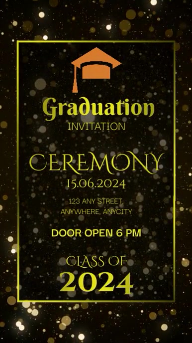 Graduation Program Template | PosterMyWall
