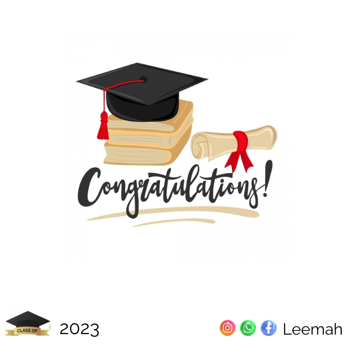 Graduation Program Template | PosterMyWall