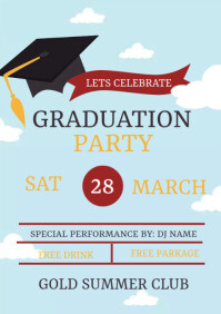 Grade 8 Graduation Program Design Graduation program Template | PosterMyWall