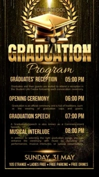 Graduation Program Instagram Story template