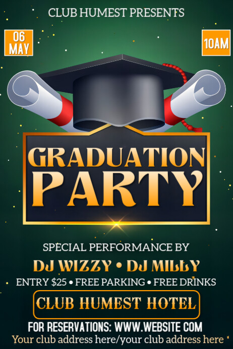 Graduation program Design Template | PosterMyWall