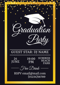 graduation program template | PosterMyWall