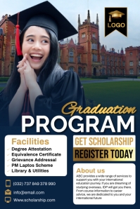 Grad Program Template | PosterMyWall