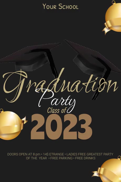 graduation program Template | PosterMyWall