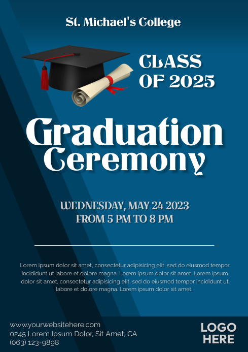 Copy of Graduation Program | PosterMyWall