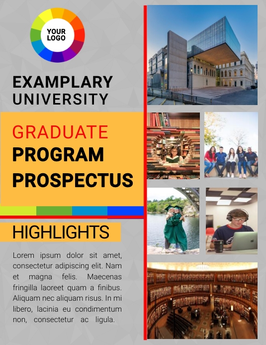 Copy of Graduation program flyer | PosterMyWall
