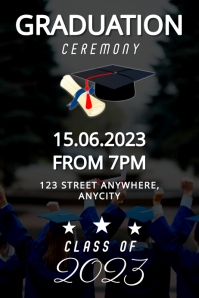 Graduation Program Poster Template | PosterMyWall