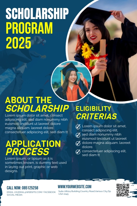 Copy of Scholarship Program Poster | PosterMyWall