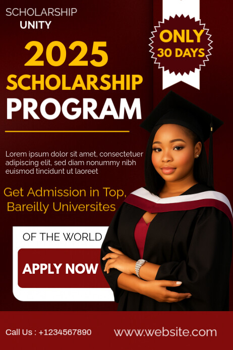 graduation program Poster Template | PosterMyWall