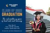 Graduation Program Poster Template | PosterMyWall