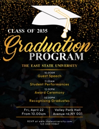 448+ Free Graduation Program Templates | PosterMyWall