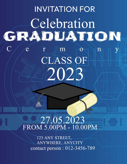 Copy of Graduation Program Template, Graduation Progr | PosterMyWall